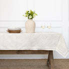 India Hicks Home Desert Rose Island Stone Tablecloth - Pomegranate