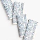 India Hicks Home Desert Rose Saltwater Blue Napkin | Set of 4 - Pomegranate