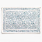 India Hicks Home Desert Rose Saltwater Blue Placemat | Set of 4 - Pomegranate