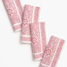 India Hicks Home Desert Rose Sundown Hibiscus Napkin | Set of 4 - Pomegranate