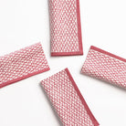 India Hicks Home Fire Bush Sundown Hibiscus Napkin | Set of 4 - Pomegranate