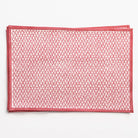 India Hicks Home Fire Bush Sundown Hibiscus Placemat | Set of 4 - Pomegranate