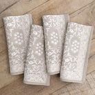 India Hicks Home Hummingbird Island Stone Napkin | Set of 4 - Pomegranate