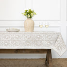 India Hicks Home Hummingbird Island Stone Tablecloth - Pomegranate