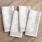 India Hicks Home Paradise Found Island Stone Napkin | Set of 4 - Pomegranate