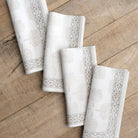 India Hicks Home Paradise Found Island Stone Napkin | Set of 4 - Pomegranate