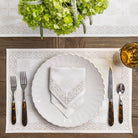 India Hicks Home Paradise Found Island Stone Placemat | Set of 4 - Pomegranate
