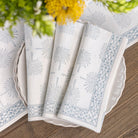 India Hicks Home Paradise Found Saltwater Blue Napkin | Set of 4 - Pomegranate