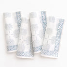 India Hicks Home Paradise Found Saltwater Blue Napkin | Set of 4 - Pomegranate