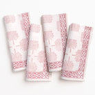 India Hicks Home Paradise Found Sundown Hibiscus Napkin | Set of 4 - Pomegranate