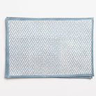 India Hicks Home Fire Bush Saltwater Blue Placemat | Set of 4 - Pomegranate