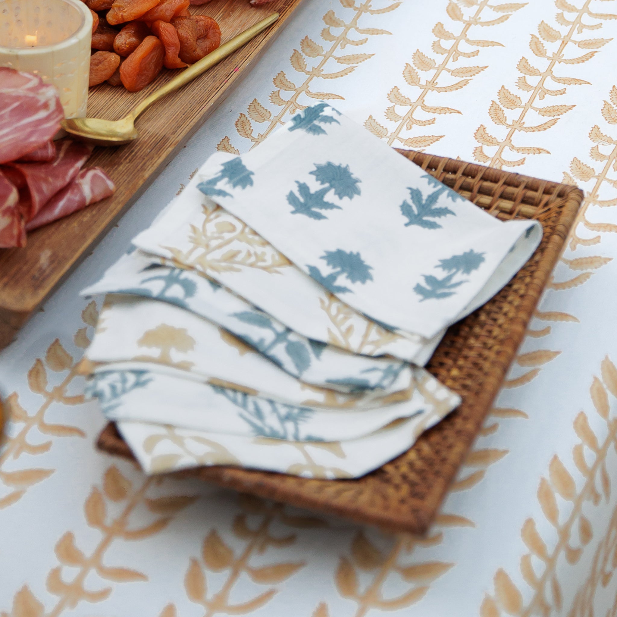 India Hicks Home x Pomegranate The Wildflower Collection Mixed Cocktail Napkins