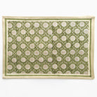Decorative placemat with floral pattern on a white background