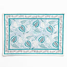 Paisley Vine Aqua Placemat | Set of 4 - Pomegranate