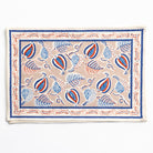 Paisley Vine Blues & Paprika Placemat | Set of 4 - Pomegranate
