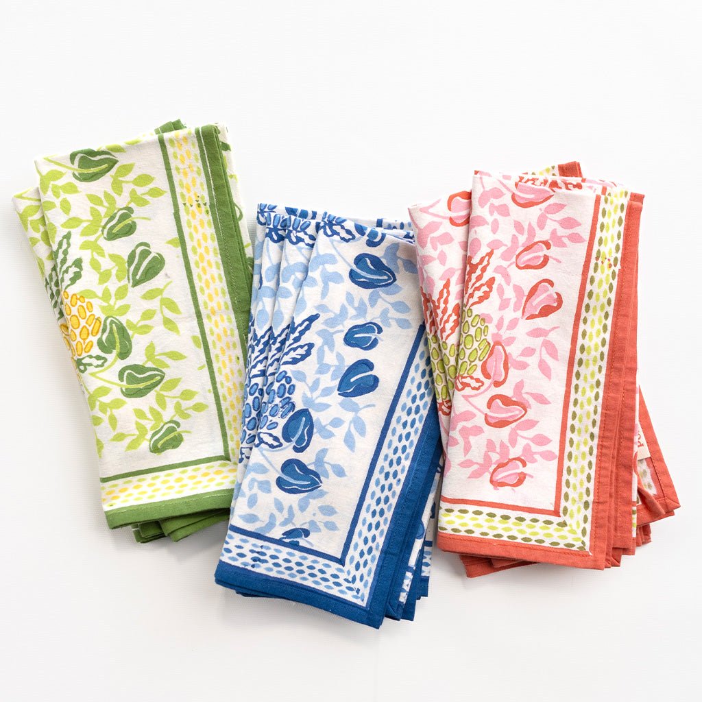 Pineapple Party Napkin Bundle - Pomegranate