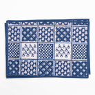 Pom Buti Patchwork Blue Placemat | Set of 4 - Pomegranate
