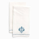Pomegranate Trio Teal Linen Tea Towels - Pomegranate