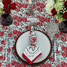 Run for the Roses 152 Napkin | Set of 4 - Pomegranate