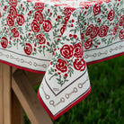 Run for the Roses 152 Tablecloth - Pomegranate