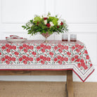 Run for the Roses 152 Tablecloth - Pomegranate