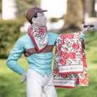 Run for the Roses 152 Tea Towels - Pomegranate