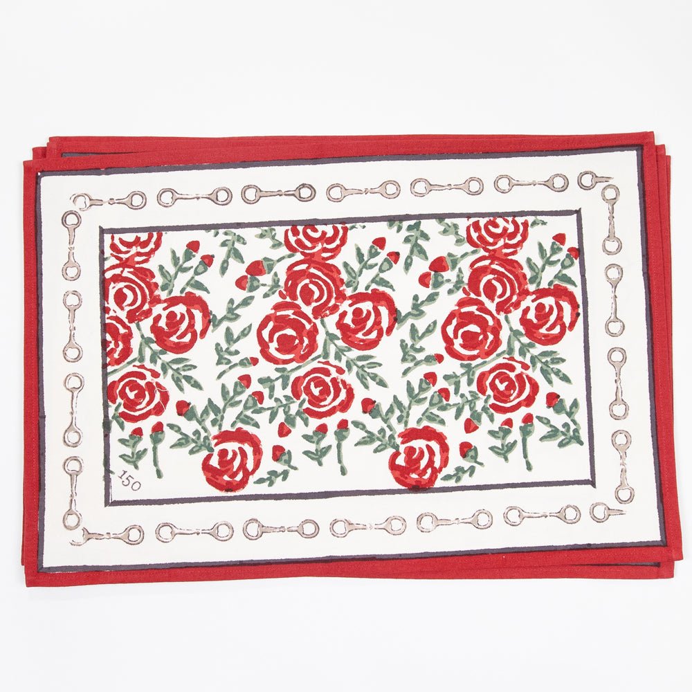 Limited edition "Run For The Roses" Placemats in honor of the 150th running of the Kentucky Derby