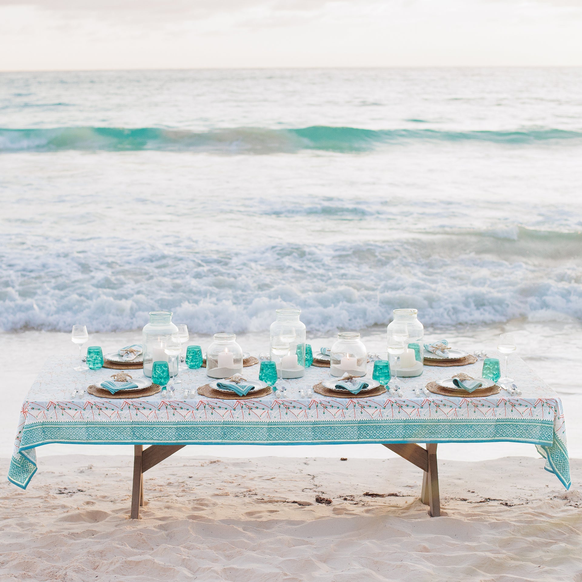 Sea Fan Tablecloth 60x140