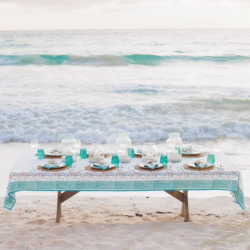 Sea Fan Tablecloth — 55x55