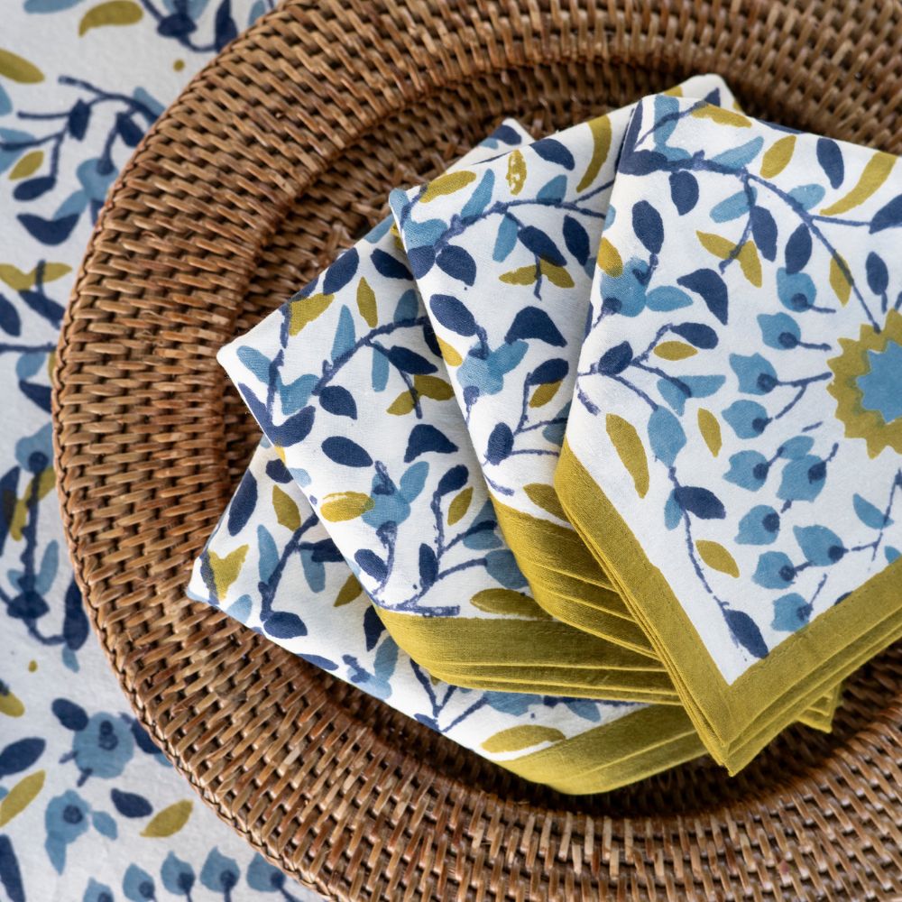Pomegranate Starflower Napkins