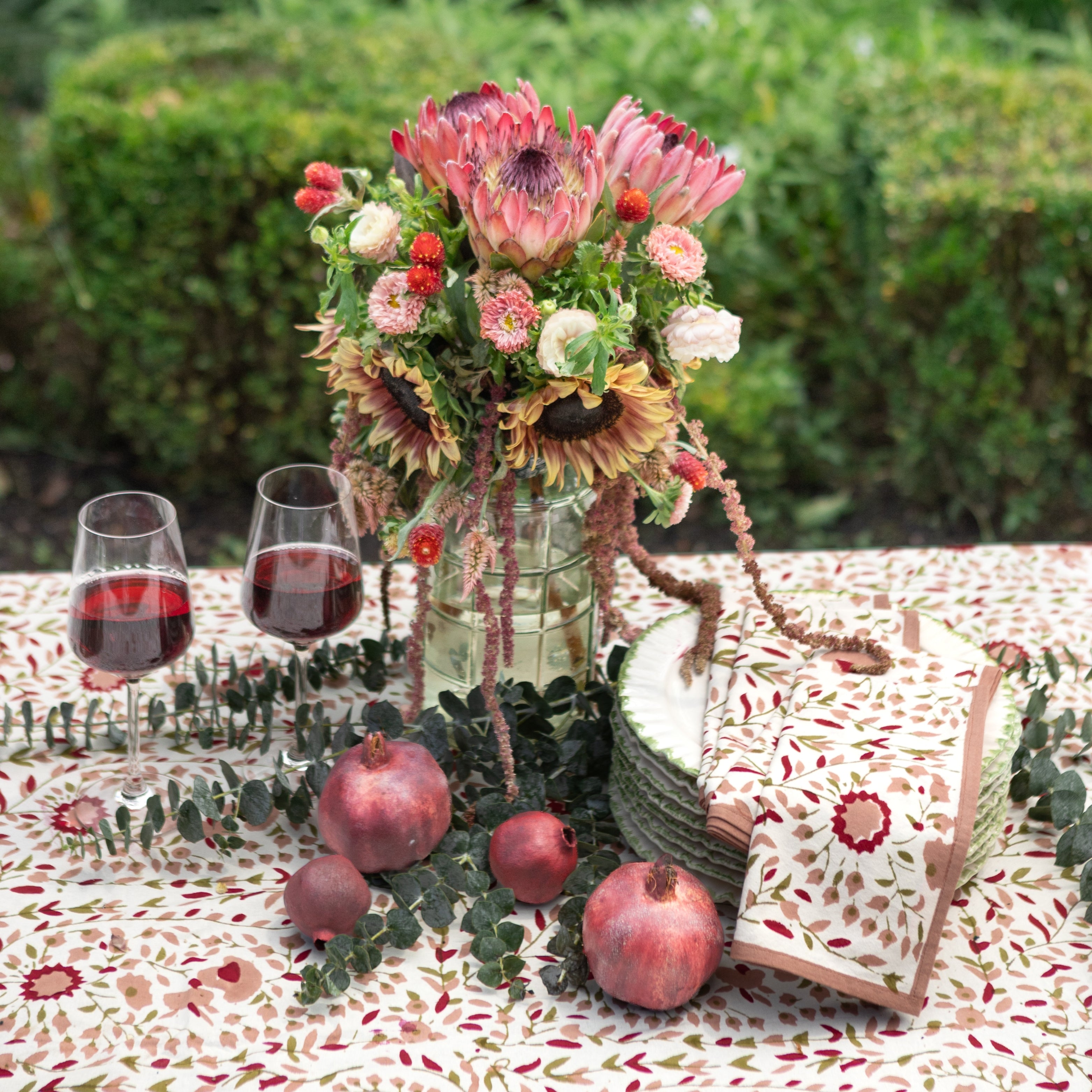 Pomegranate Starflower Napkin - Thumbnail 5