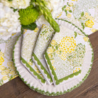 Summer Garden Napkin | Set of 4 - Pomegranate