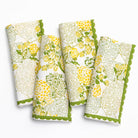 Summer Garden Napkin | Set of 4 - Pomegranate