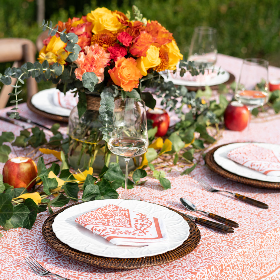 Pomegranate Tapestry Marigold Napkin Set - 4