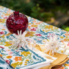 Clear Acrylic Beaded Napkin Rings