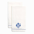 Pomegranate Trio Cobalt Linen Tea Towels - Pomegranate