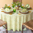 Wild Primrose Yellow & Green Napkin | Set of 4 - Pomegranate