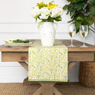 Wild Primrose Yellow & Green Table Runner - Pomegranate