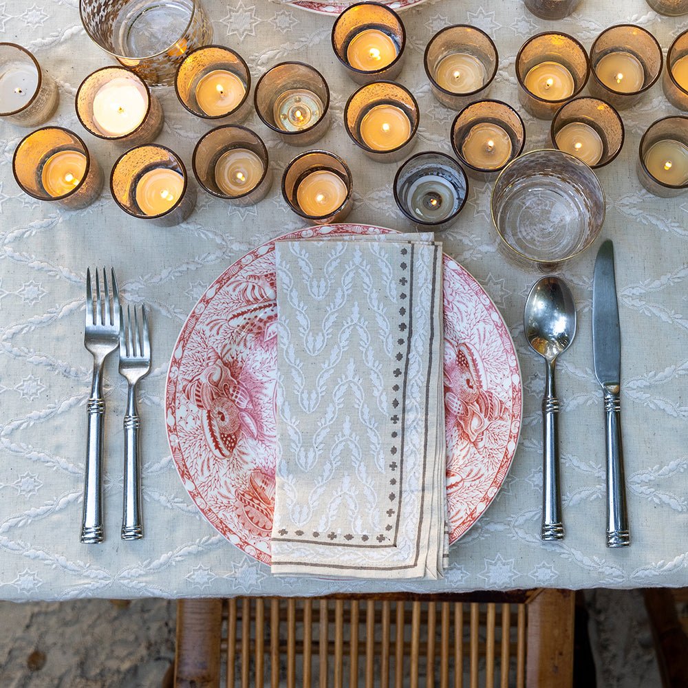 India Hicks Home Chevron Napkins | Set of 4