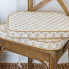 Anika Beige Seat Cushion | Set of 2 - Pomegranate