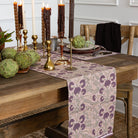 Cactus Flower Olive & Fig Table Runner - Pomegranate
