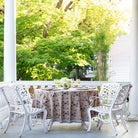 Cactus Flower Olive & Fig Tablecloth - Pomegranate