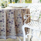 Cactus Flower Olive & Fig Tablecloth - Pomegranate