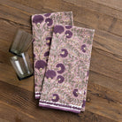 Cactus Flower Olive & Fig Tea Towels - Pomegranate