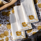 Crewel Napkins - Pomegranate