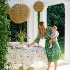Festive Garden Tablecloth - Pomegranate
