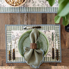Floral & Berries Sage & Taupe Placemat | Set of 4 - Pomegranate