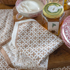 India Hicks Home Full Deck Dark Sand Napkin | Set of 4 - Pomegranate