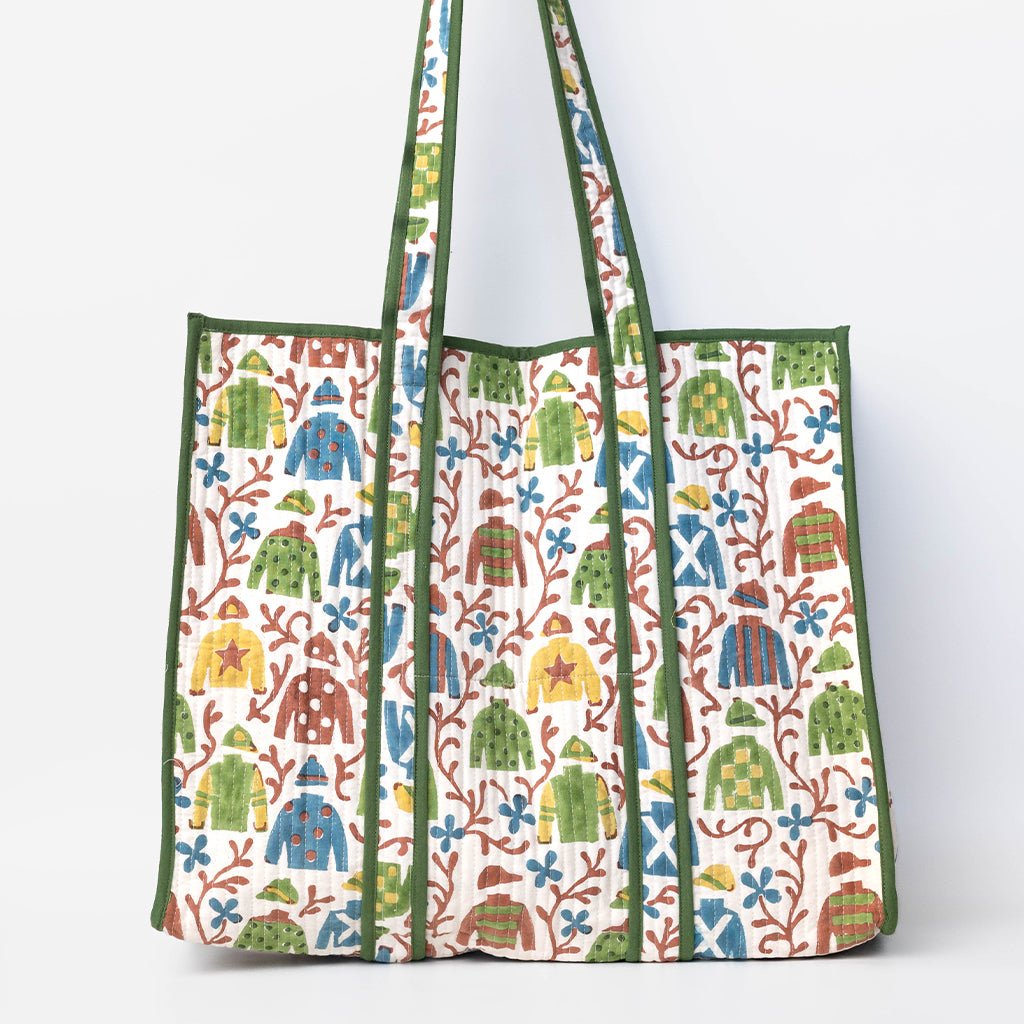 Jockey & Vine Tote Bag - Pomegranate