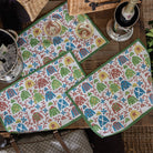 Jockey & Vine Placemat | Set of 4 - Pomegranate